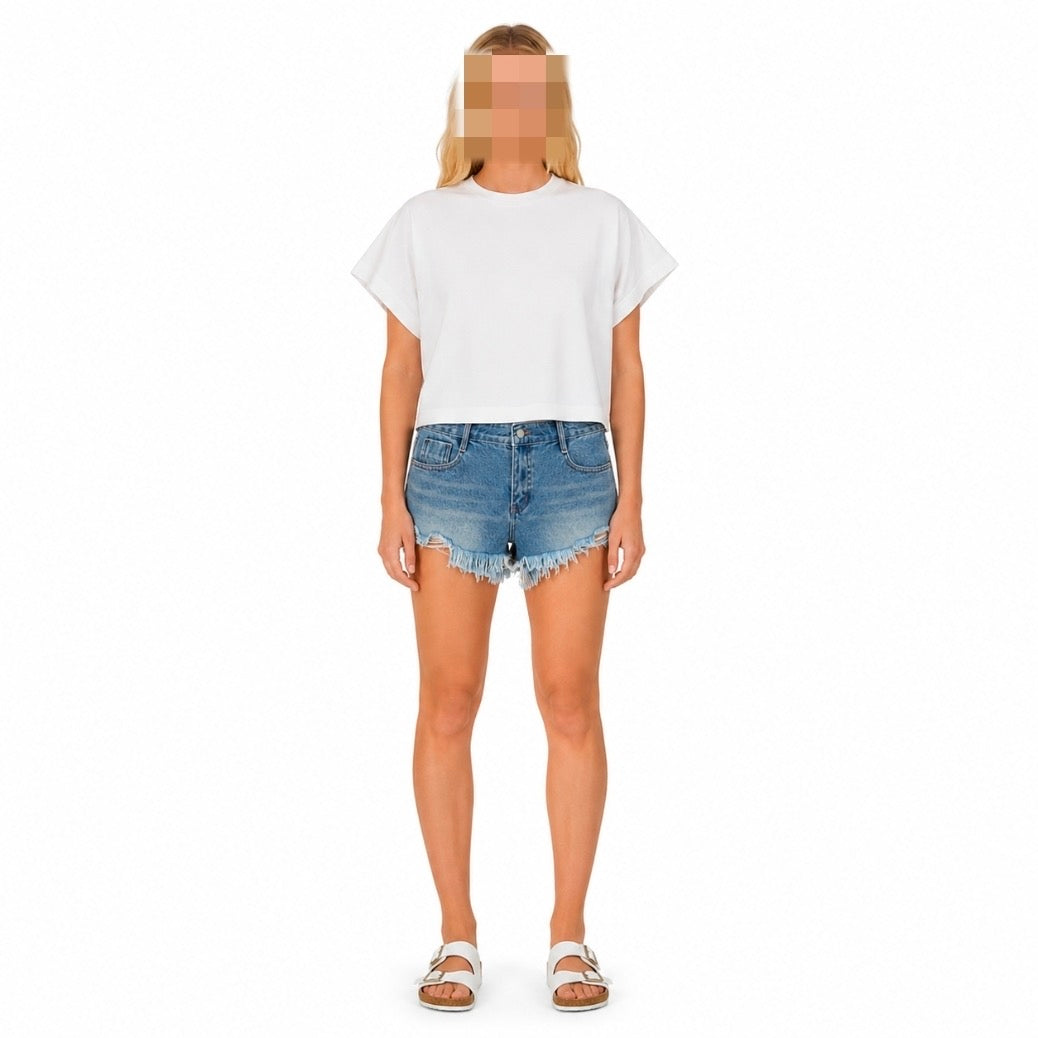 Vintage Raw Denim Shorts Le Terrain 