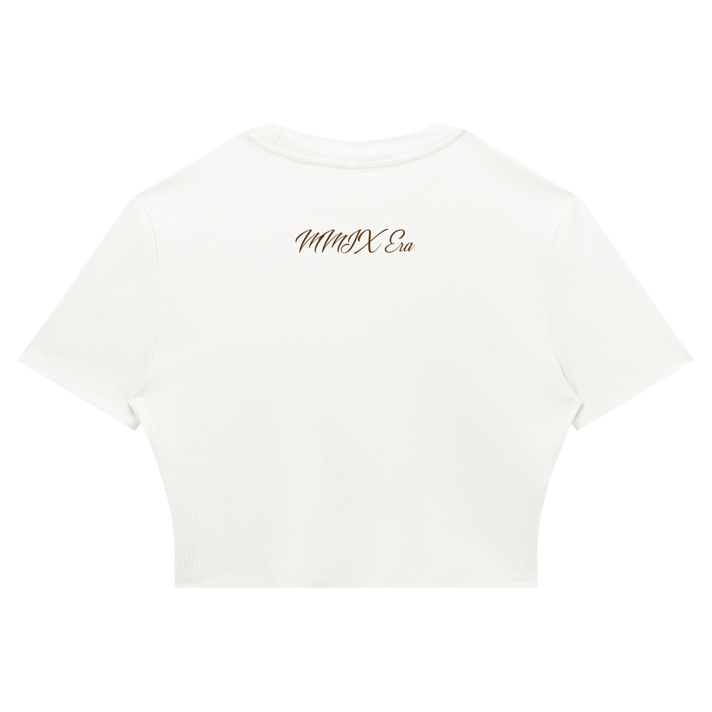 T-shirt Court Côtelé Slim Studio