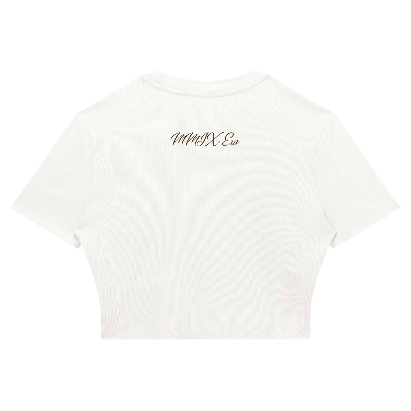 T-shirt Court Côtelé Slim Studio