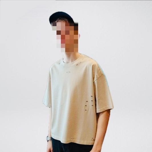 Studio Frayed Boxy Tee