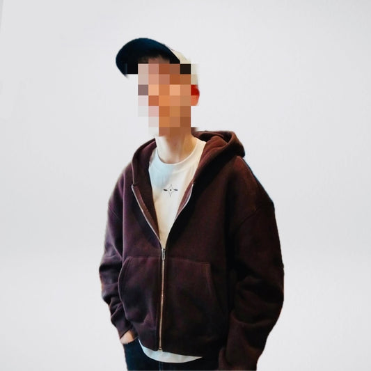 Studio zip-up hoodie