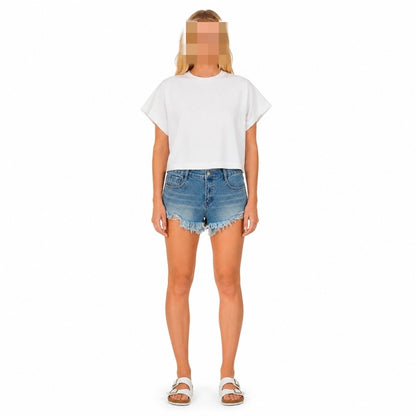 Short en jean brut style vintage Le Terrain