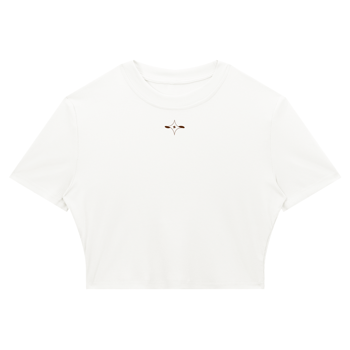 T-shirt Court Côtelé Slim Studio