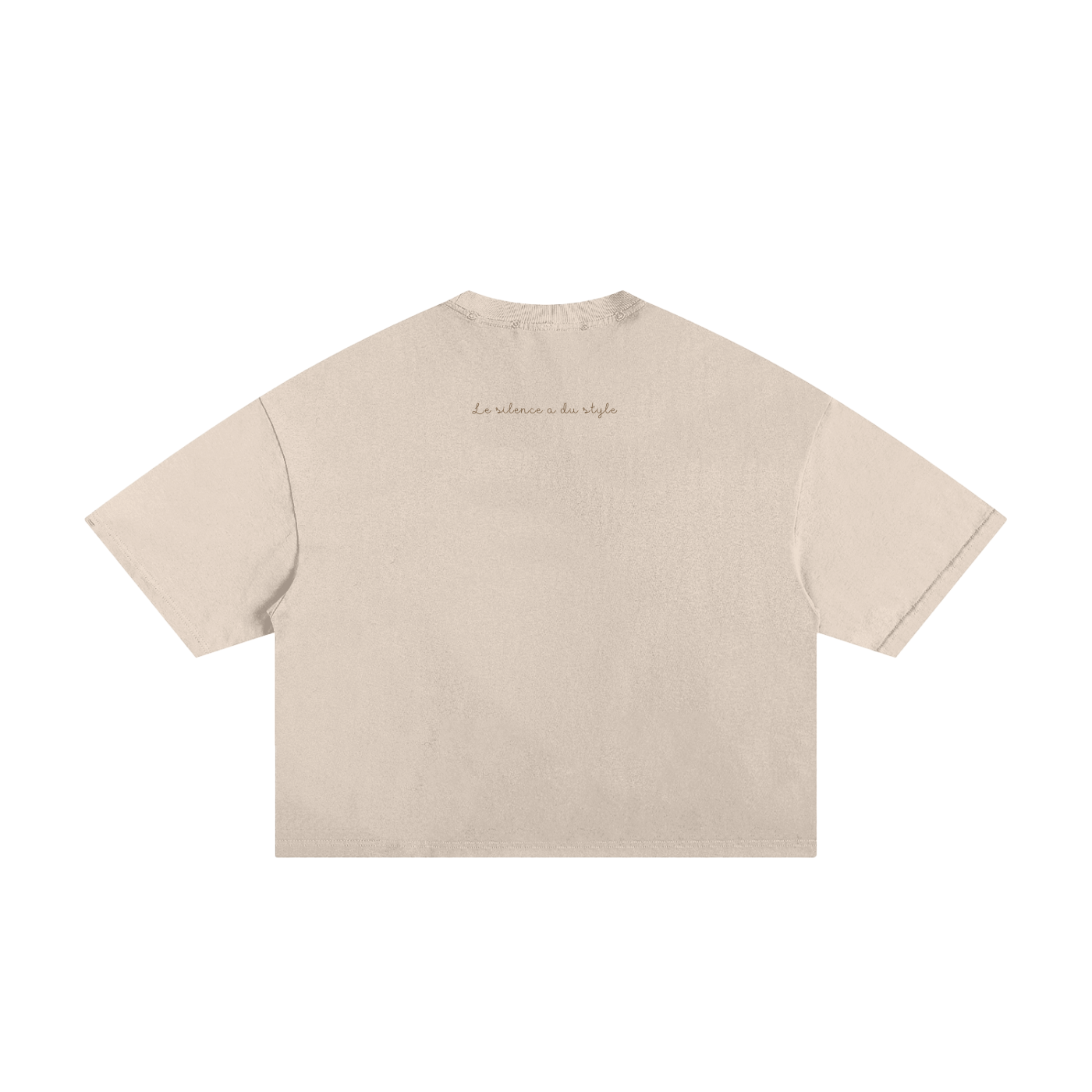 T-shirt Boxy Effiloché Studio