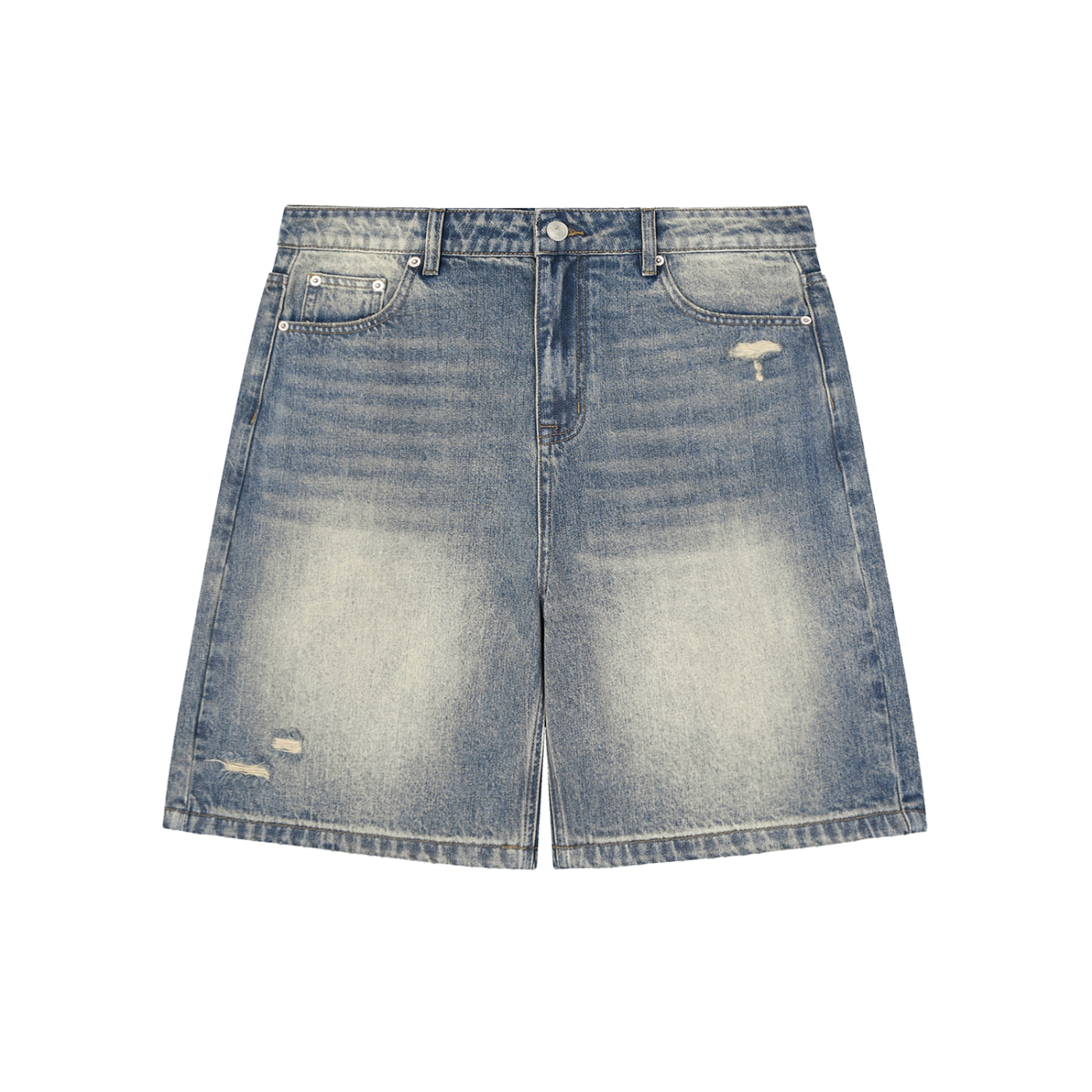 Short En Jean Délavé Le Terrain