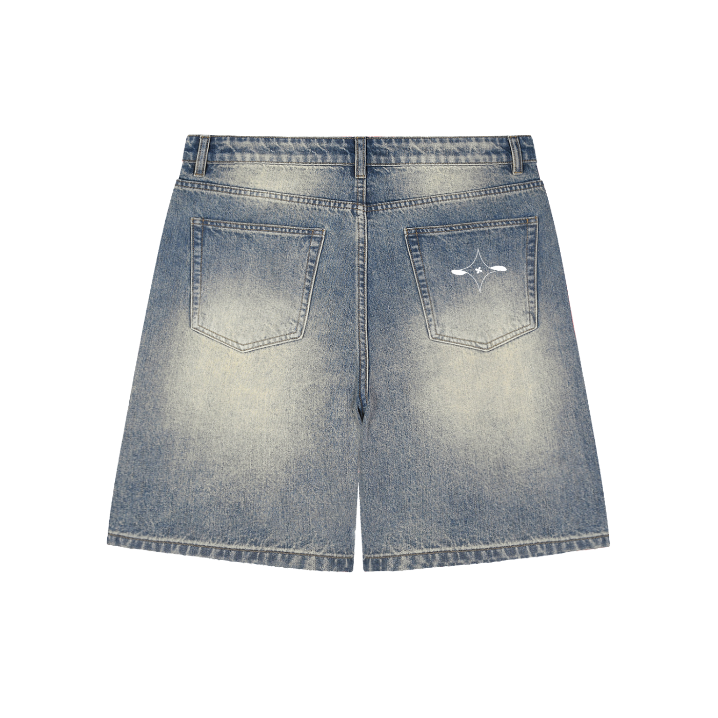 Short En Jean Délavé Le Terrain